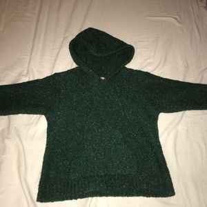 Knit hoodie